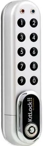 KL1000 locker lock with numbered keypad and turn handle